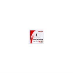 Esselte Table Numbers 11-20 10cm White Pack of 10